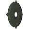 Ekena Millwork Attica PVC Medallion (Canopies up to 6 3/4"), 19"OD x 3 1/2"ID x 1"P, Satin Hunt Club Green CMP19ATGHC - alternate 5